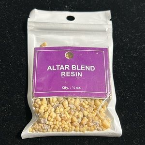 Alter blend resin incense